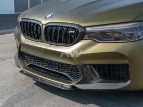 RW Carbon F90 M5 Carbon Fiber Center Lip Spoiler for BMW M5 - Image 3