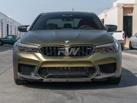RW Carbon F90 M5 Carbon Fiber Center Lip Spoiler for BMW M5 - Image 2