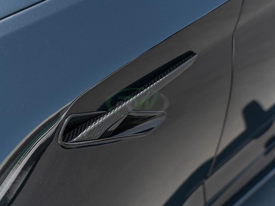 RW Carbon 2018-2023 BMW F90 M5 Carbon Fiber Fender Trims - Image 5