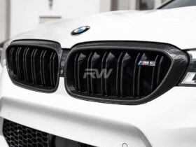 RW Carbon 2018-2020 BMW F90 M5 Carbon Fiber Grille Surrounds
