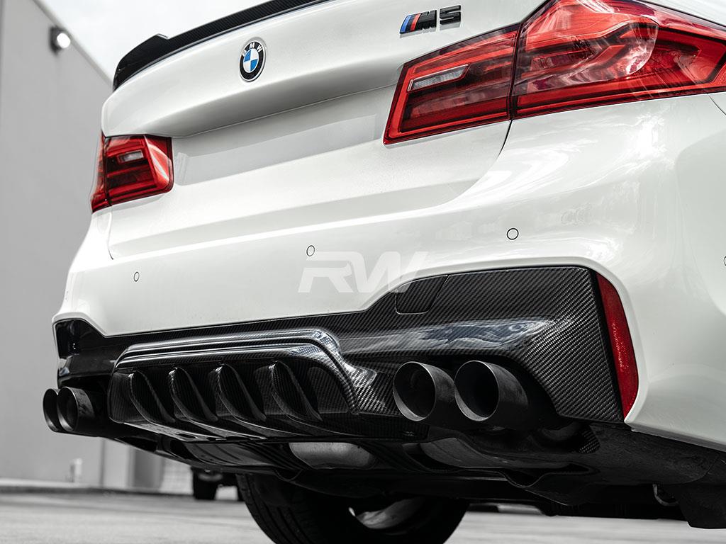 RW Carbon 2018-2023 BMW F90 M5 DTM+ Carbon Fiber Rear Diffuser