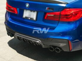 RW Carbon F90 M5 DTM+ Carbon Fiber Rear Diffuser for BMW M5 - Image 4
