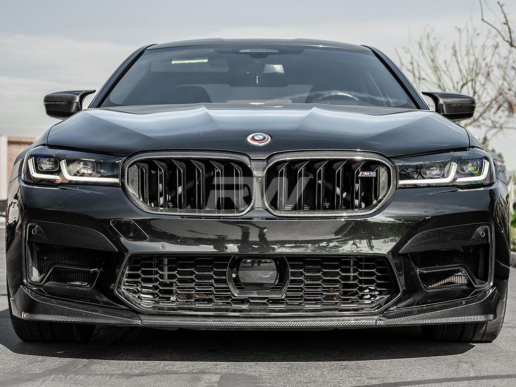 RW Carbon 2021-2023 BMW F90 M5 G30 LCI Carbon Fiber Grille Surrounds - Image 9