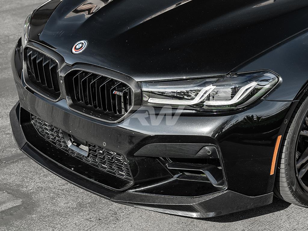 RW Carbon 2021-2023 BMW F90 M5 G30 LCI Carbon Fiber Grille Surrounds - Image 8