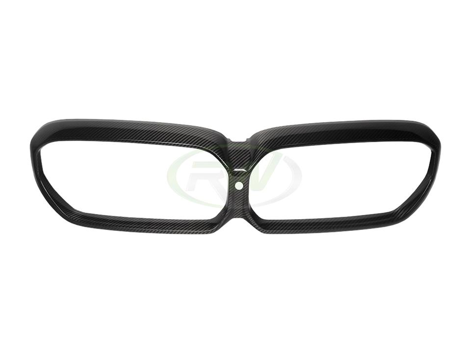 RW Carbon 2021-2023 BMW F90 M5 G30 LCI Carbon Fiber Grille Surrounds - Image 16