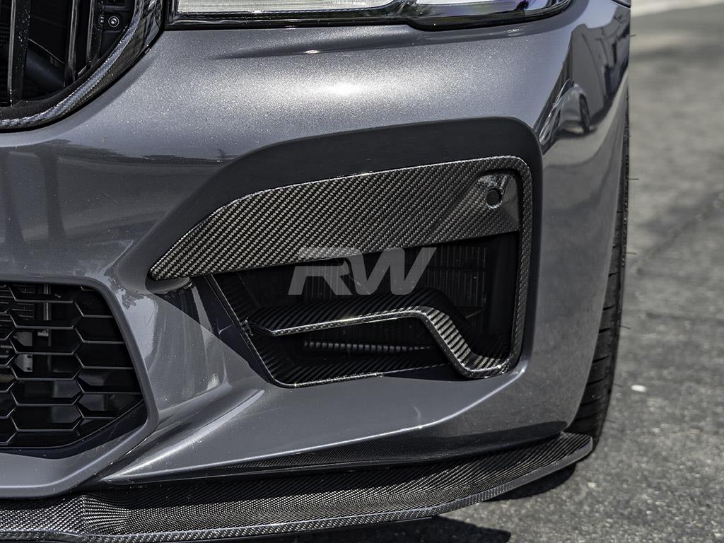 RW Carbon 2021-2023 BMW F90 M5 LCI Carbon Fiber Duct Trims