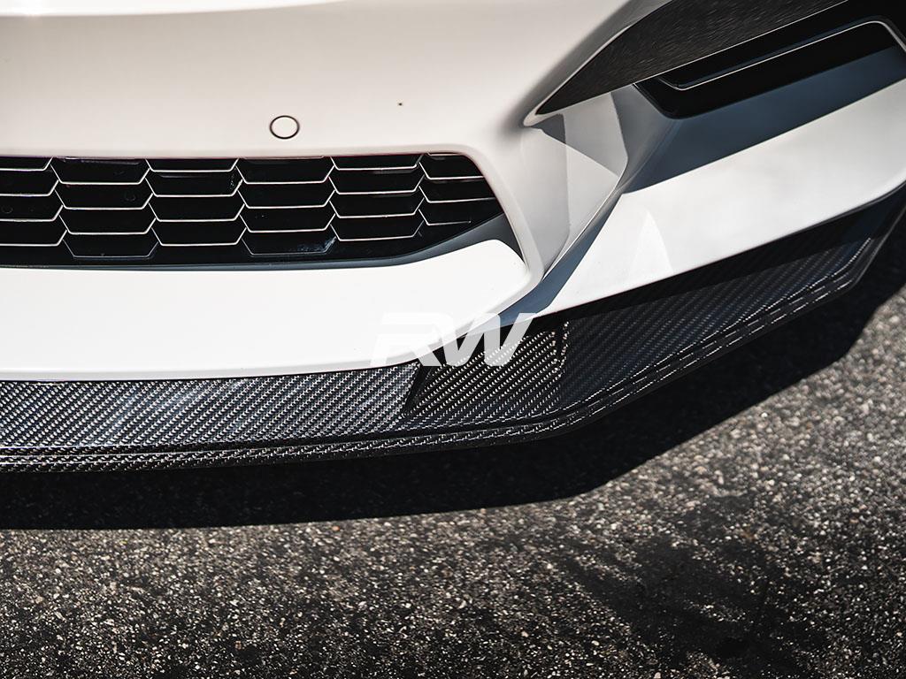 RW Carbon 2021-2023 BMW F90 M5 LCI GTS Style Carbon Fiber Front Lip - Image 12