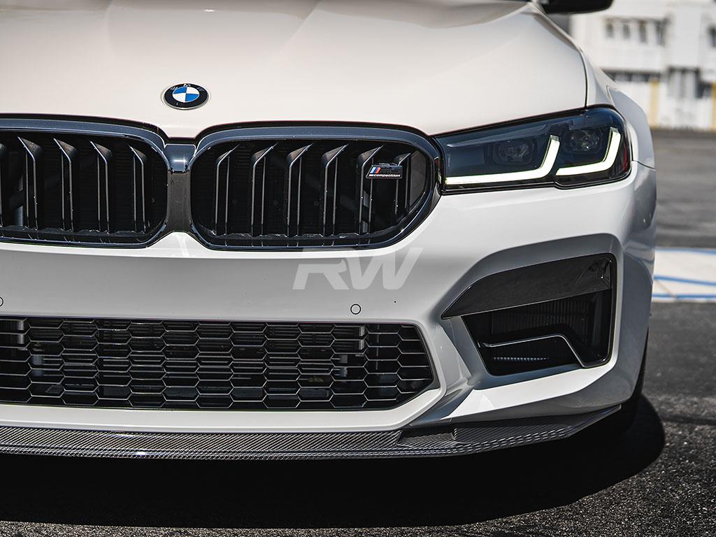 RW Carbon 2021-2023 BMW F90 M5 LCI GTS Style Carbon Fiber Front Lip - Image 11