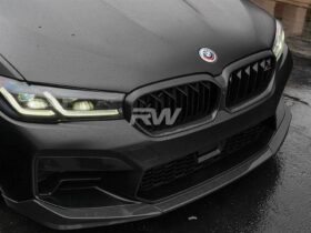 RW Carbon F90 M5 LCI Performance V2 Carbon Fiber Front Lip Spoiler for BMW M5 - Image 2