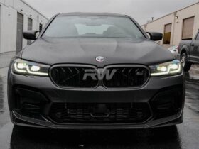RW Carbon F90 M5 LCI Performance V2 Carbon Fiber Front Lip Spoiler for BMW M5 - Image 5