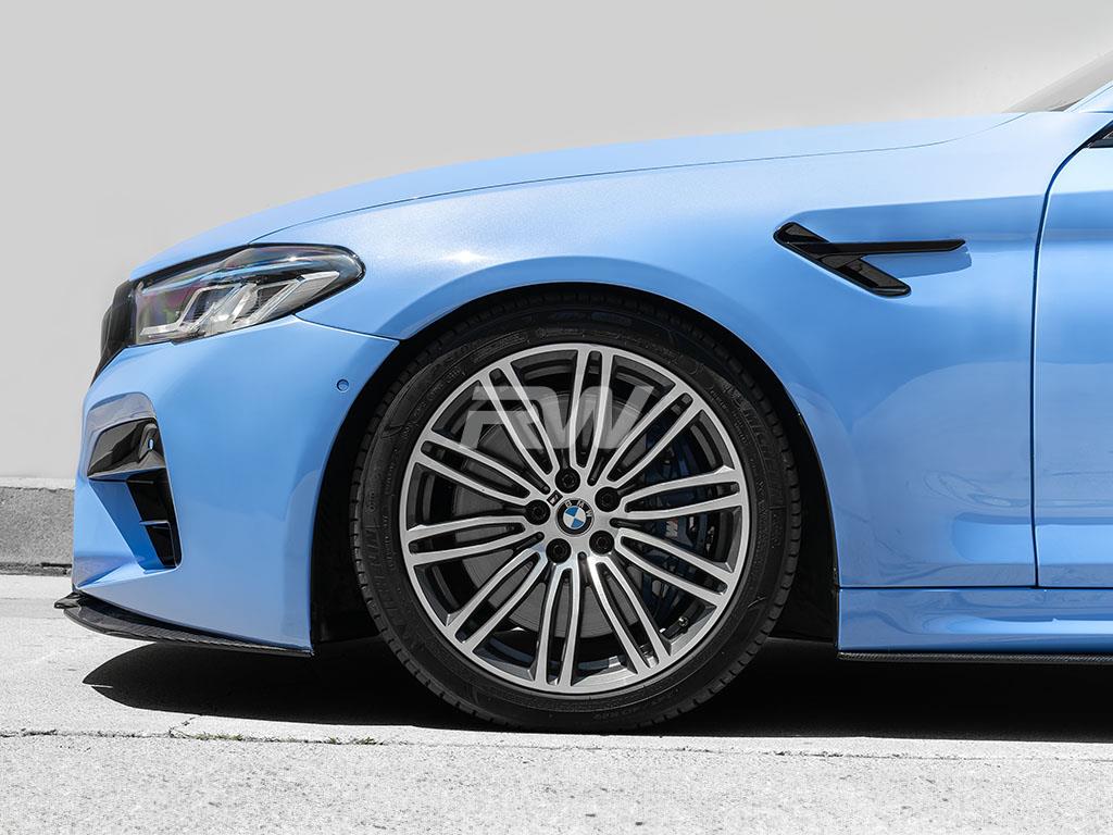 RW Carbon 2021-2023 BMW F90 M5 LCI S-Style Carbon Fiber Front Lip - Image 5