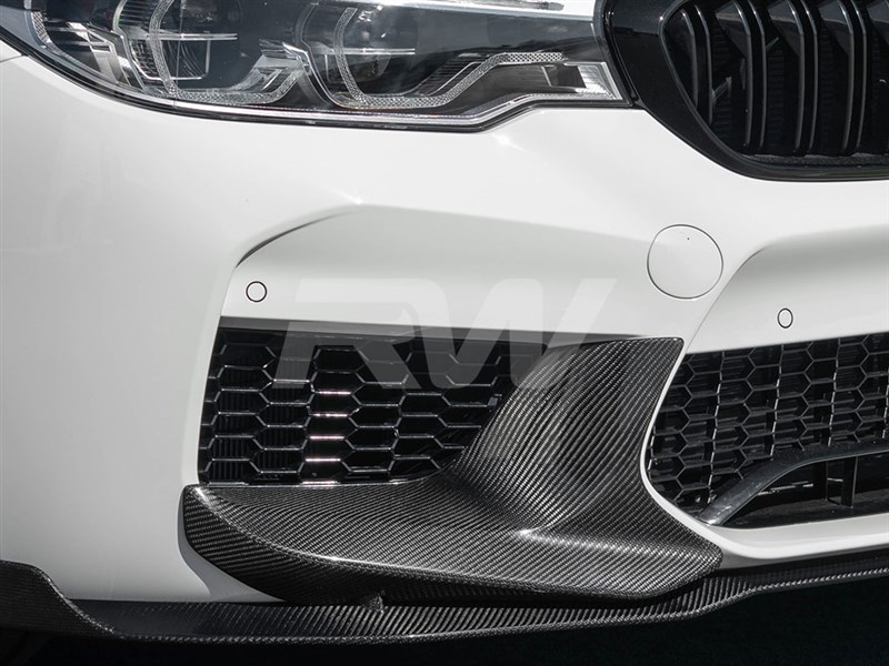 RW Carbon 2018-2020 BMW F90 M5 Perf Style Carbon Fiber Splitters