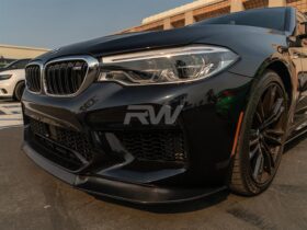 RW Carbon F90 M5 RWS Carbon Fiber Front Lip Spoiler for BMW M5 - Image 5
