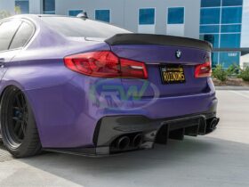 RW Carbon F90 M5 RWS Carbon Fiber Rear Diffuser for BMW M5 - Image 14