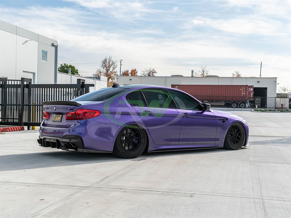 RW Carbon 2018-2023 BMW F90 M5 RWS Carbon Fiber Rear Diffuser - Image 13