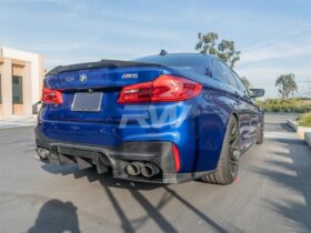 RW Carbon F90 M5 RWS Carbon Fiber Rear Diffuser for BMW M5 - Image 11