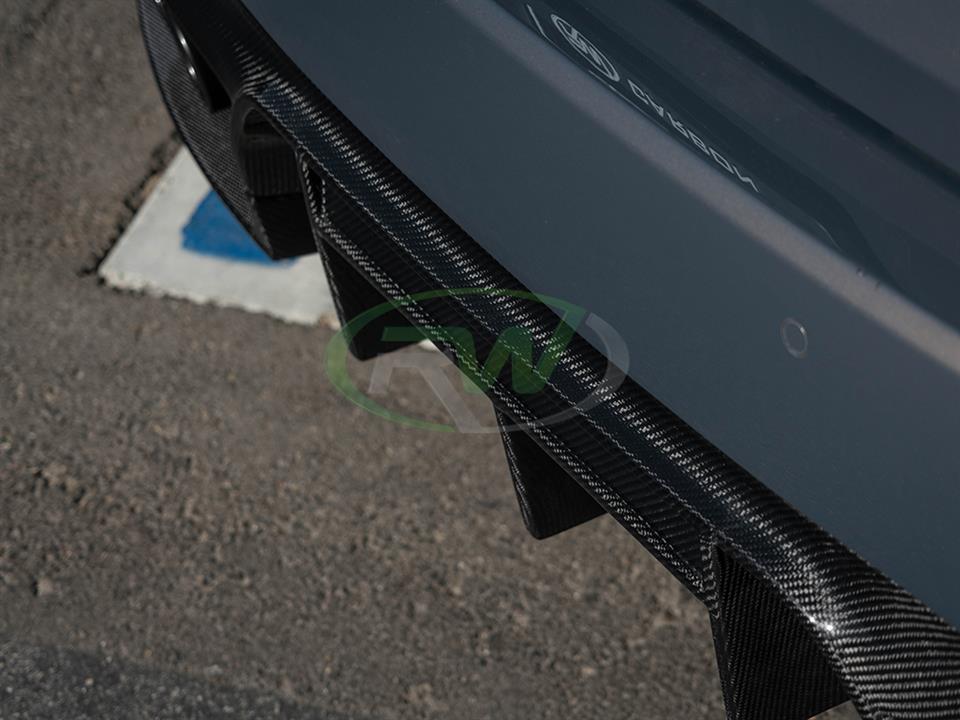 RW Carbon 2018-2023 BMW F90 M5 RWS Carbon Fiber Rear Diffuser - Image 23