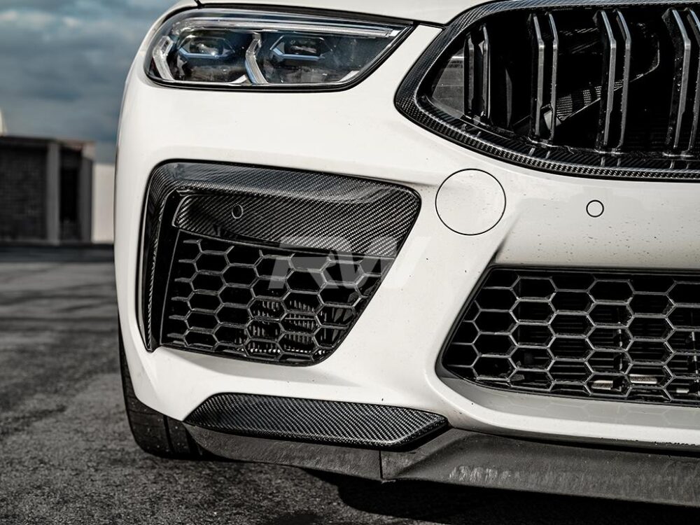 RW Carbon 2019-2025 BMW F91 F92 F93 M8 Carbon Fiber Splitters - Image 3
