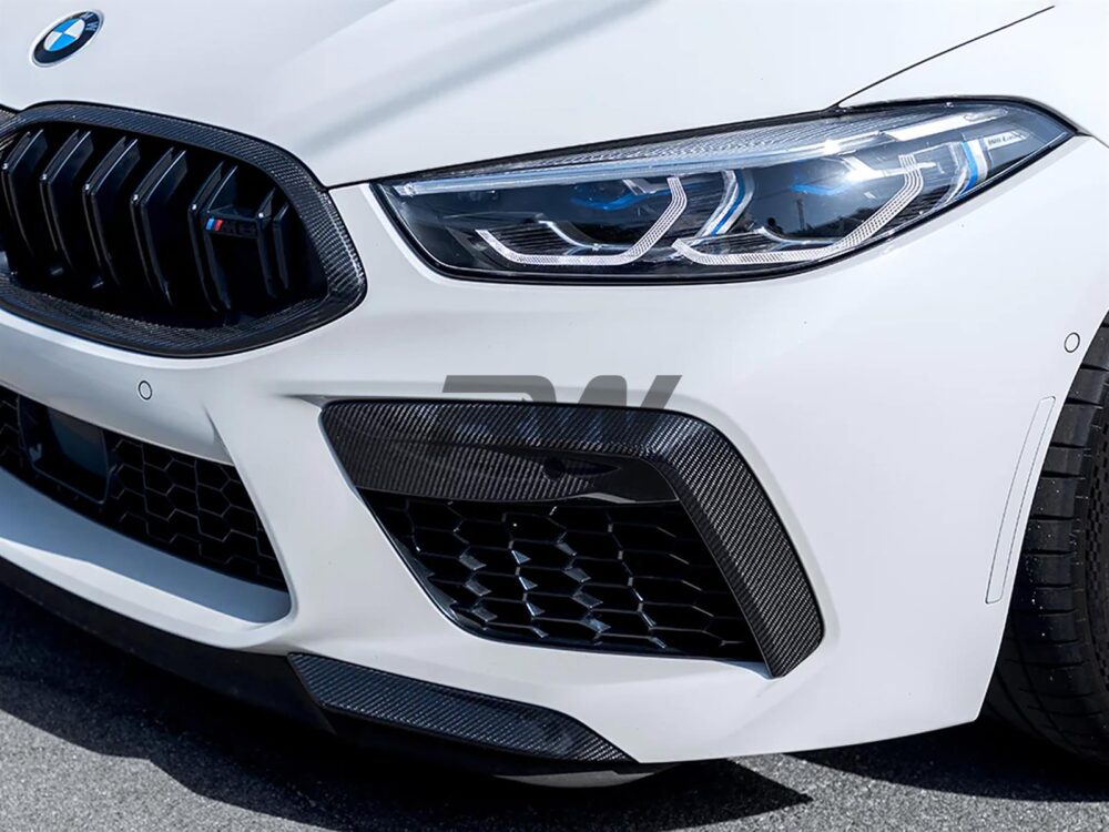 RW Carbon 2019-2025 BMW F91 F92 F93 M8 Carbon Fiber Splitters - Image 5