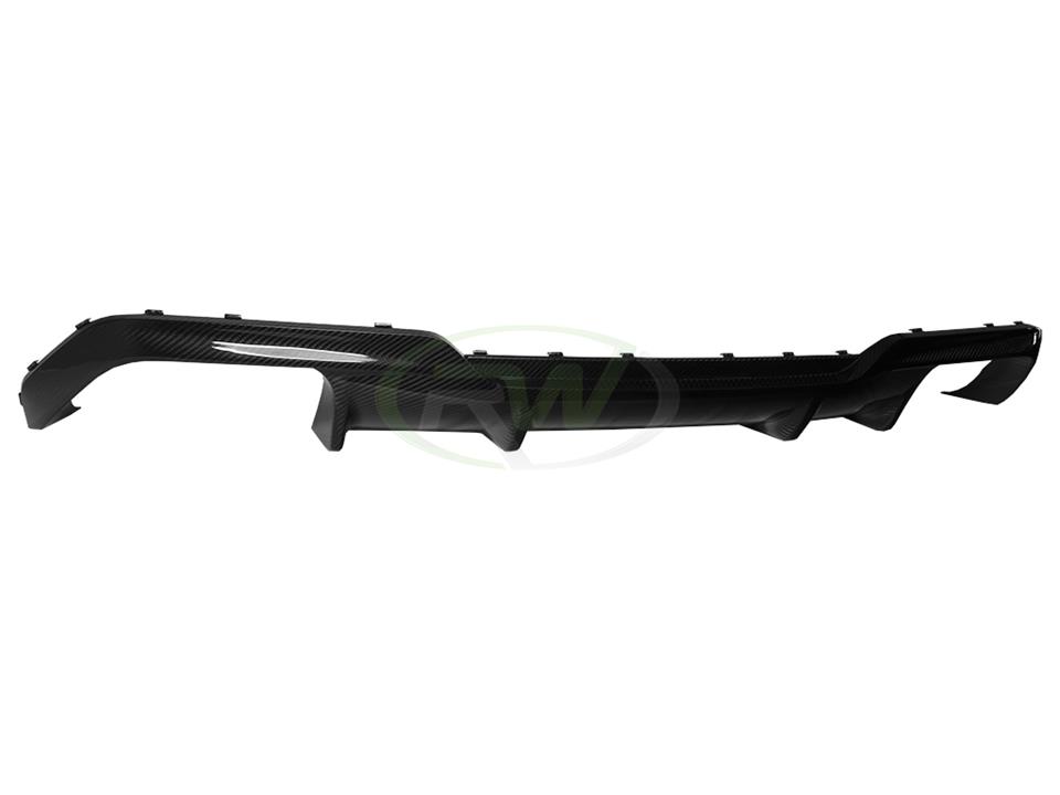 RW Carbon 2019-2025 BMW F91 F92 F93 M8 OE Style Carbon Fiber Diffuser - Image 14