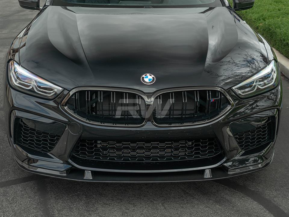 RW Carbon 2019-2025 BMW F91 F92 F93 M8 RWS Carbon Fiber Front Lip - Image 11