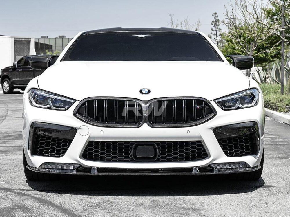RW Carbon 2019-2025 BMW F91 F92 F93 M8 RWS Carbon Fiber Front Lip - Image 5