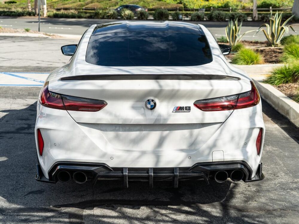 RW Carbon 2019-2025 BMW F91 F92 F93 M8 SQ Style Carbon Fiber Diffuser - Image 4