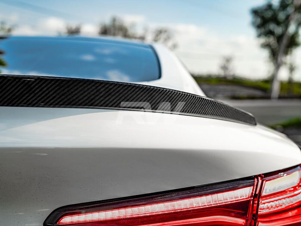 RW Carbon 2019-2026 BMW F92 G15 Coupe 3D Style Carbon Fiber Trunk Spoiler - Image 3