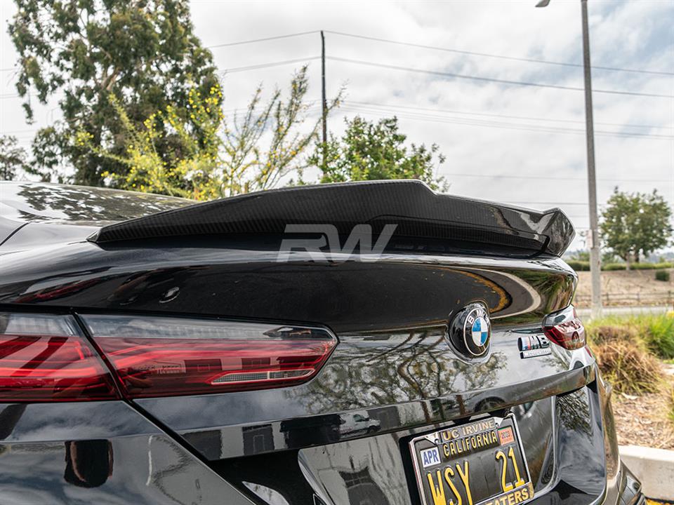 RW Carbon 2019-2026 BMW F92 M8/G15 8 Series GTX Carbon Fiber Trunk Spoiler - Image 4