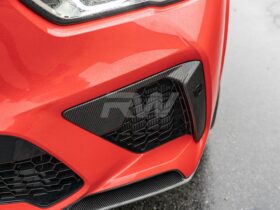 RW Carbon F95 X5M Carbon Fiber Front Air Duct Trims - Image 2