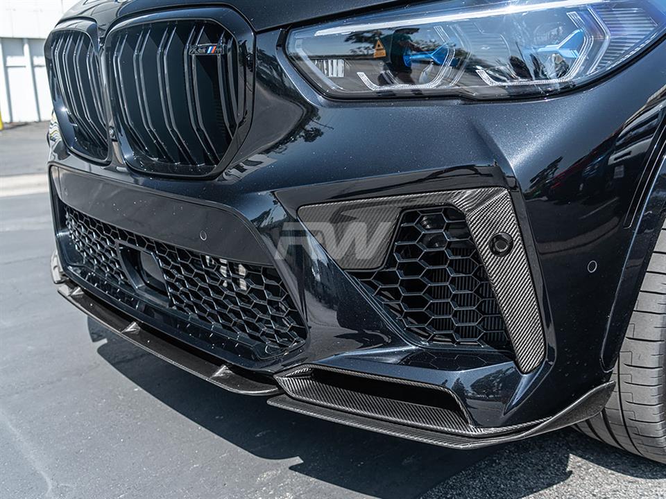 RW Carbon 2020-2025 BMW F95 X5M Carbon Fiber Front Air Duct Trims - Image 10