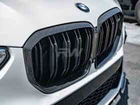 RW Carbon 2020-2025 BMW F95 X5M Carbon Fiber Grille Surround