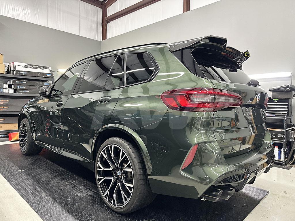 RW Carbon 2020-2025 BMW F95 X5M DTM Carbon Fiber Roof Spoiler - Image 9
