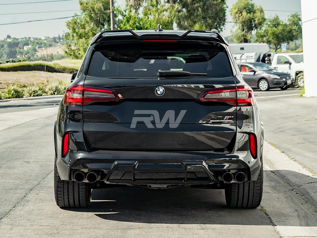 RW Carbon 2020-2025 BMW F95 X5M DTM Carbon Fiber Roof Spoiler - Image 6