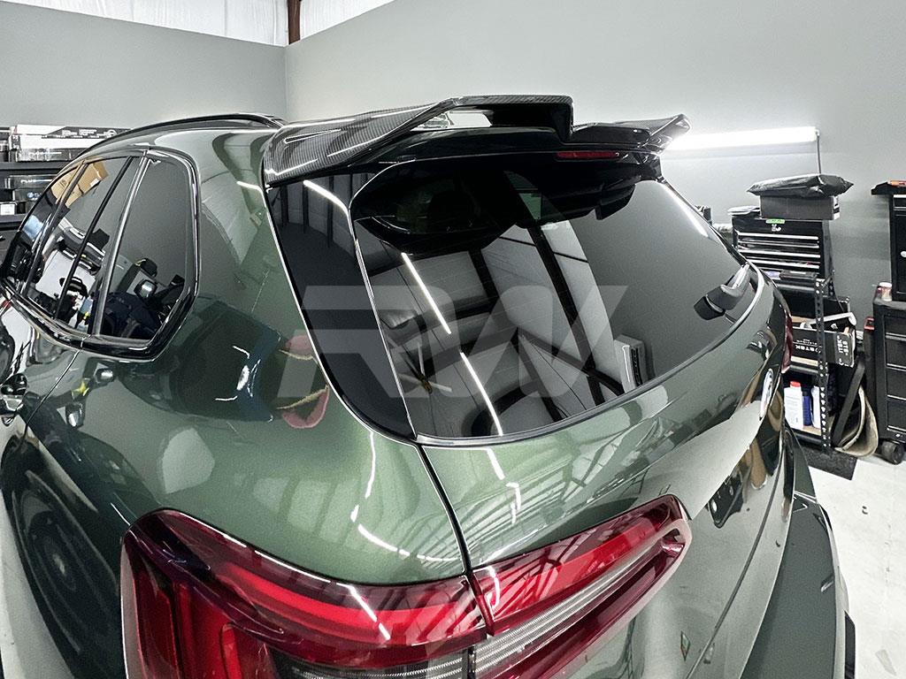 RW Carbon 2020-2025 BMW F95 X5M DTM Carbon Fiber Roof Spoiler - Image 8