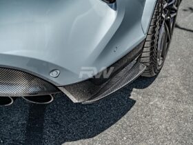 RW Carbon F95 X5M F96 X6M Carbon Fiber Rear Splitters - Image 2