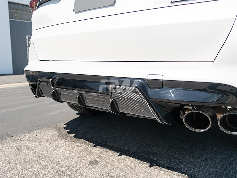 RW Carbon 2020-2025 BMW F95 X5M F96 X6M DTM Carbon Fiber Diffuser - Image 7
