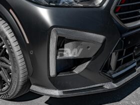 RW Carbon F95 X5M F96 X6M LCI Carbon Fiber Front Trim Covers - Image 2