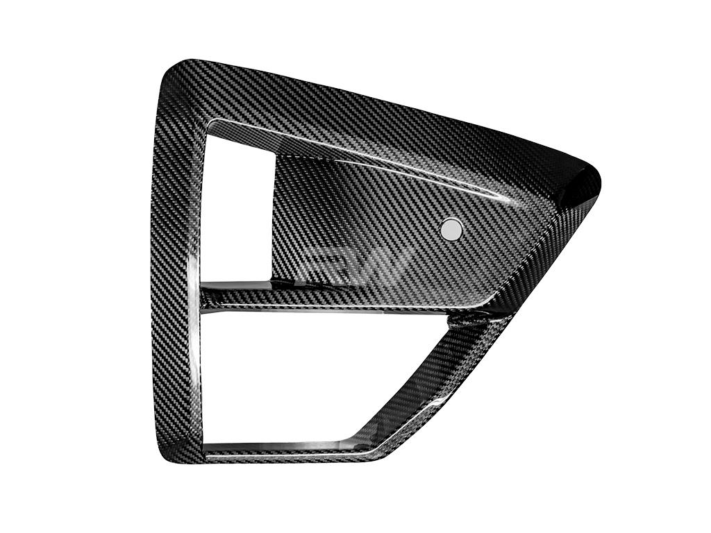 RW Carbon 2023-2025 BMW F95 X5M F96 X6M LCI Carbon Fiber Front Trim Covers - Image 4