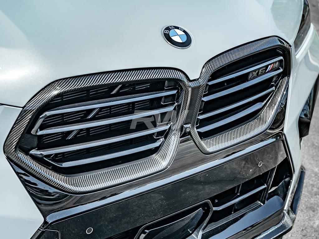 RW Carbon 2023-2025 BMW F95/F96 LCI Carbon Fiber Grille Surrounds - Image 4