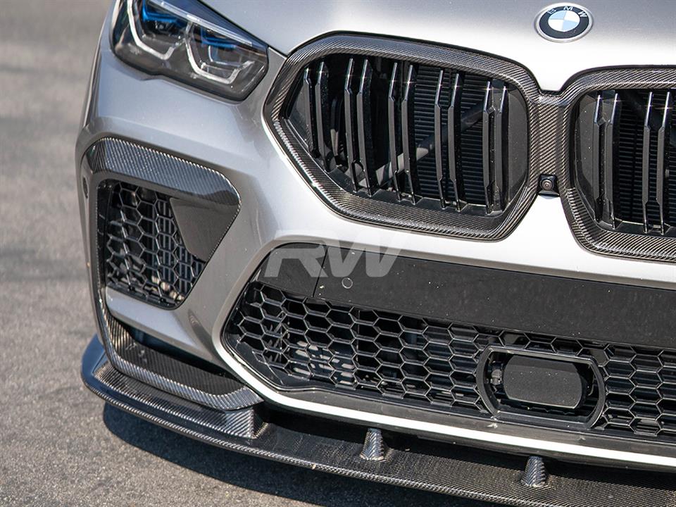 RW Carbon 2020-2025 BMW F96 X6M RWS Carbon Fiber Front Lip - Image 10