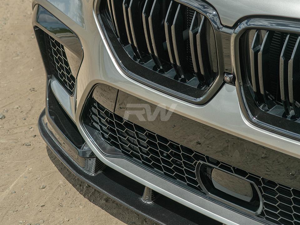 RW Carbon 2020-2025 BMW F96 X6M RWS Carbon Fiber Front Lip - Image 5