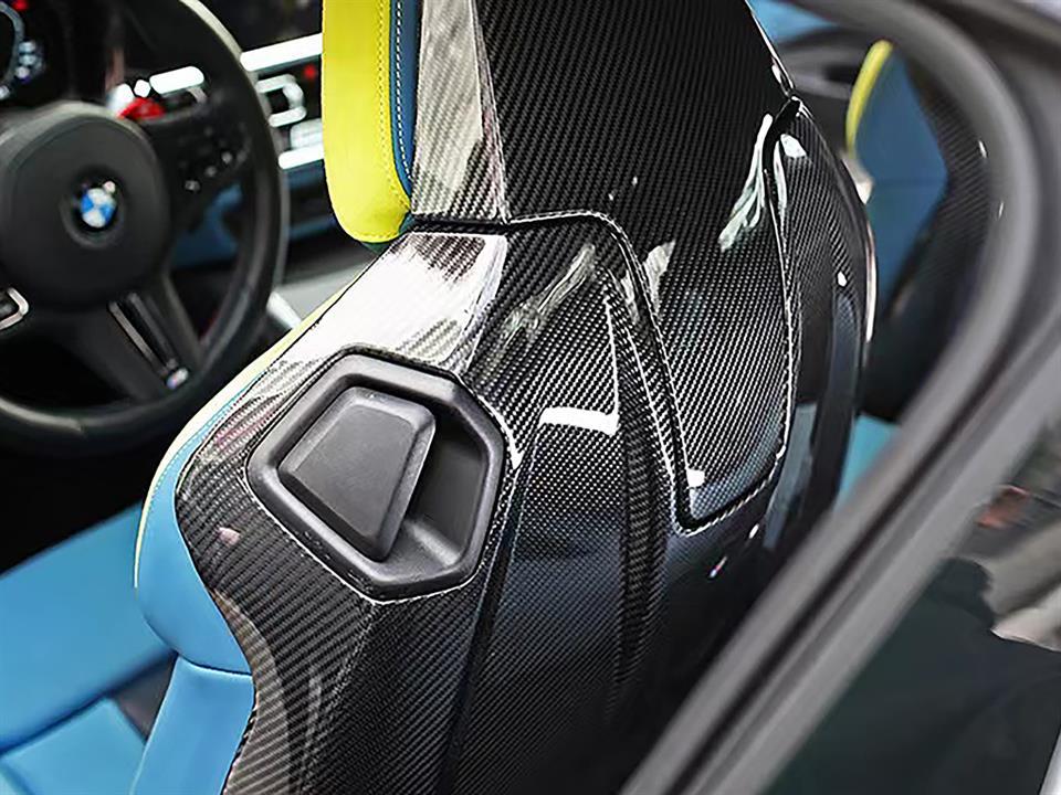 RW Carbon 2020-2025 BMW F97 X3M F98 X4M Carbon Fiber Seat Backs - Image 3