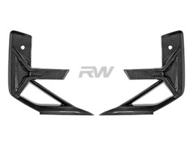 RW Carbon F97 X3M F98 X4M LCI Carbon Fiber Front Bumper Trims for BMW X Series - Image 5