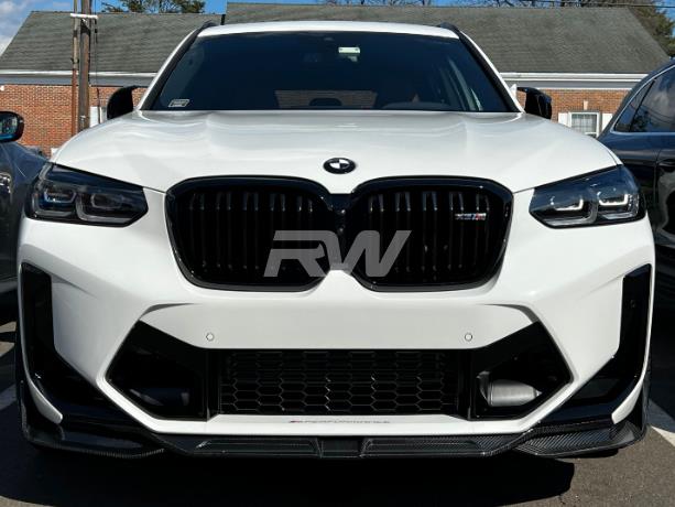 RW Carbon 2022-2024 BMW F97 X3M / F98 X4M LCI GTX Carbon Fiber Front Lip - Image 6