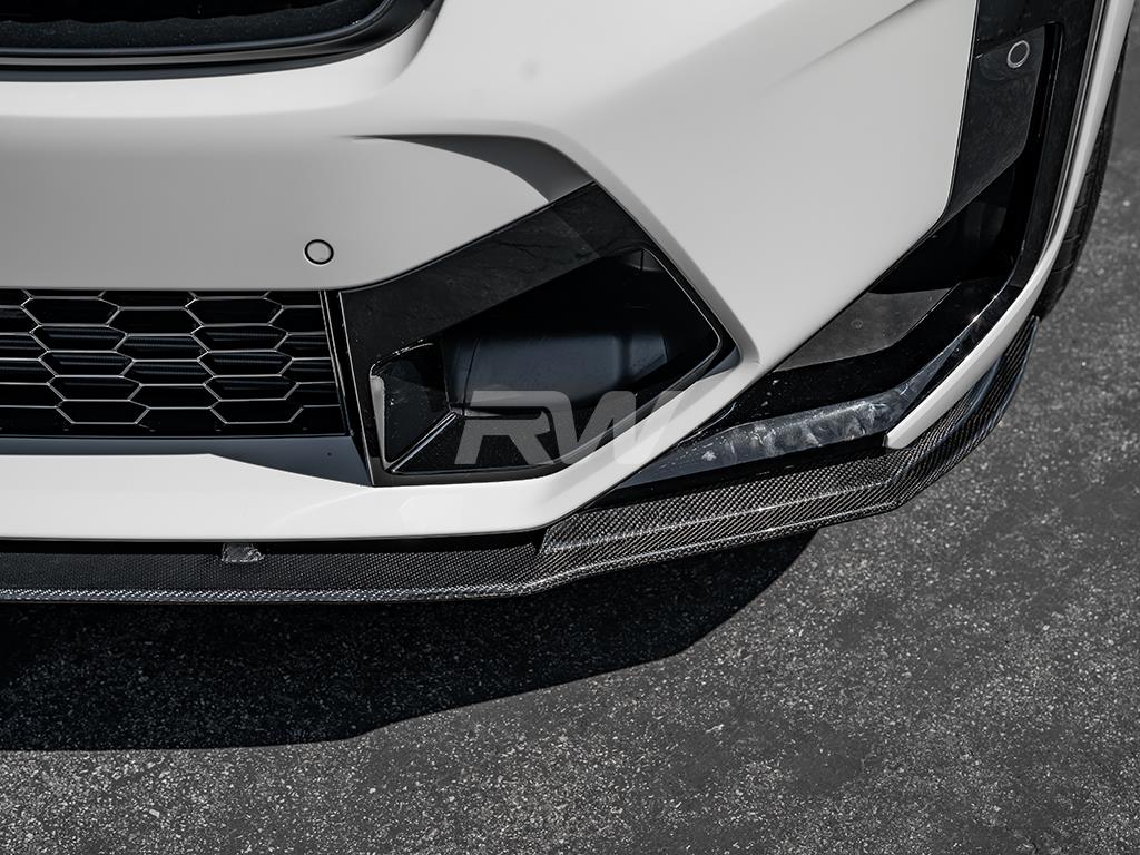 RW Carbon 2022-2024 BMW F97 X3M F98 X4M LCI RWS Carbon Fiber Front Lip - Image 4