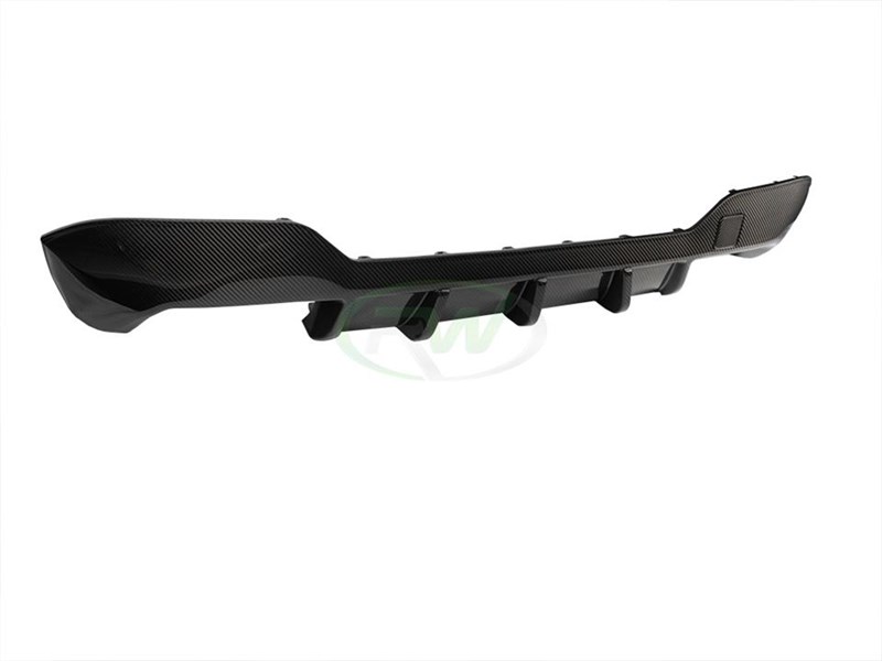 RW Carbon 2022-2024 BMW F97 X3M LCI Carbon Fiber DTM Diffuser - Image 5