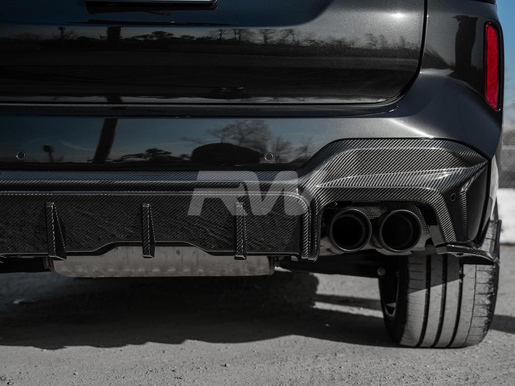 RW Carbon 2022-2024 BMW F97 X3M LCI Carbon Fiber Diffuser - Image 6