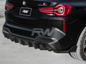 RW Carbon 2022-2024 BMW F97 X3M LCI Carbon Fiber Diffuser