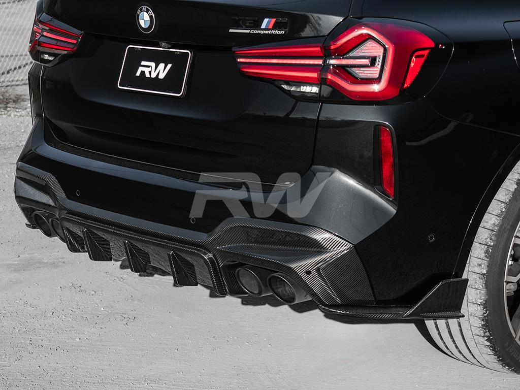 RW Carbon 2022-2024 BMW F97 X3M LCI Carbon Fiber Diffuser